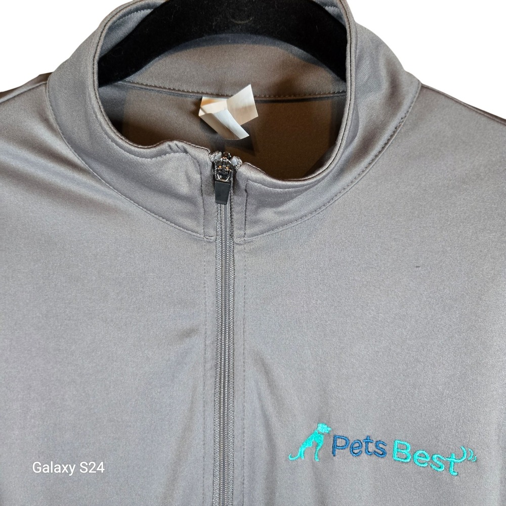 Team 365 Ladies Performance Quarter Zip Pullover Top Gray M/M Pets Best